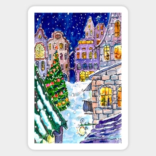 Winter illustration Sticker